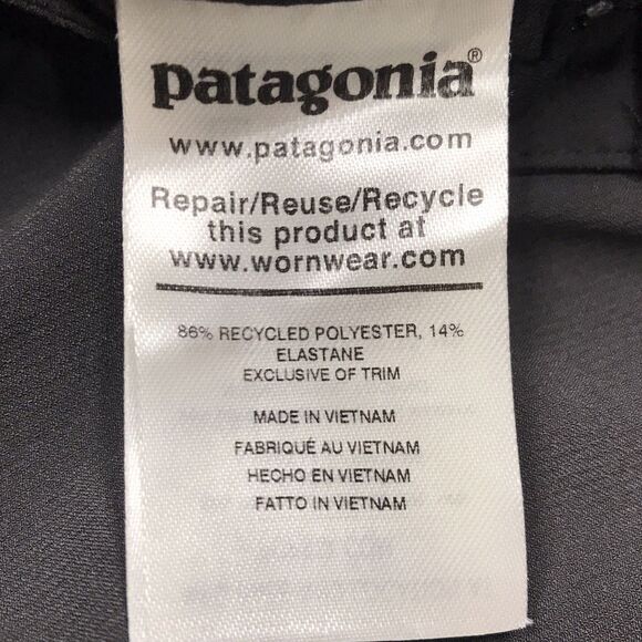 PATAGONIA Terravia Trail Pant Men 32x31 Black Hiking Performance Stretch - Picture 14 of 16